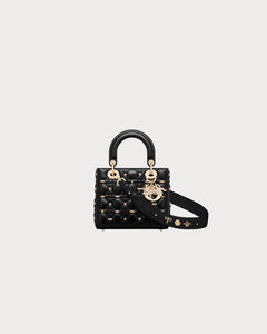 CHRISTIAN DIOR Small Lady Dior My ABCDior Bag | 迪奧 手袋 (Black_)