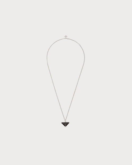PRADA 1JCA43 Prada Symbole Necklace | Prada Necklace (Silver)