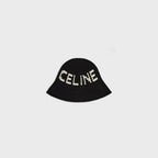 CELINE Beanie in crocheted cotton | Celine Beanie (black)