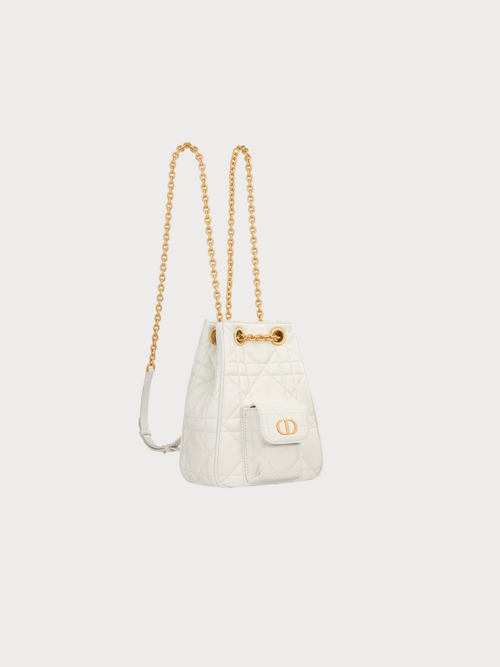 CHRISTIAN DIOR Dior Caro Multicarry Backpack with Chain(Small/2 Colors)