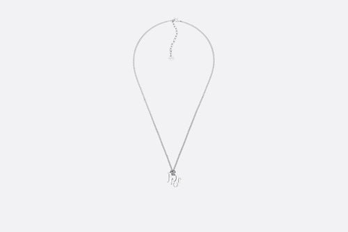 CHRISTIAN DIOR Men's Dior Oblique Pendant Necklace | 迪奧 男仕頸鏈 (銀色)