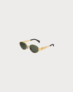 CELINE Women's Triomphe Metal 01 sunglasses in Metal | CELINE sunglasses (multi-color)