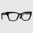 GUCCI Cat-Eye Optical Frame Acetate(Noir)