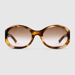 GUCCI Round Frame Sunglasses | Gucci Sunglasses (Multi-color)
