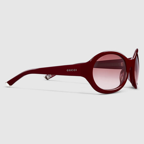 GUCCI Round Frame Sunglasses | Gucci Sunglasses (Multi-color)