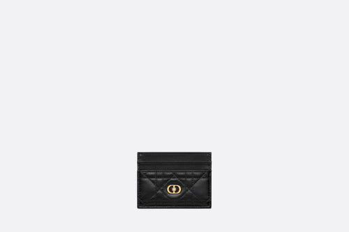 CHRISTIAN DIOR Dior Jolie Freesia Card Holder | 迪奧 卡套 (Black)