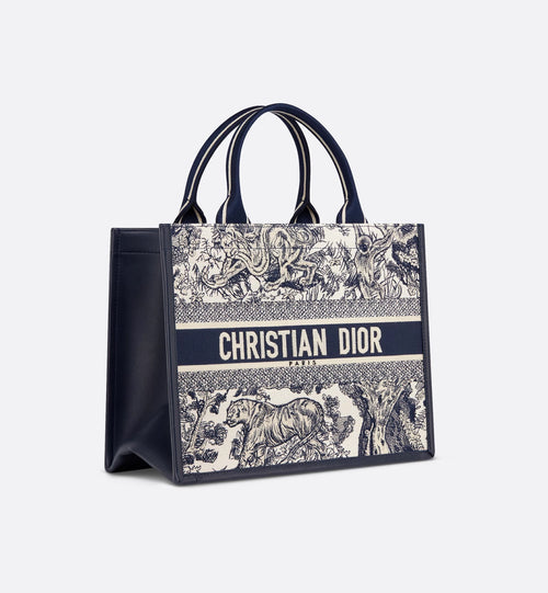 CHRISTIAN DIOR Medium Dior Book Tote | Dior Tote Bag (Medium/Blue)