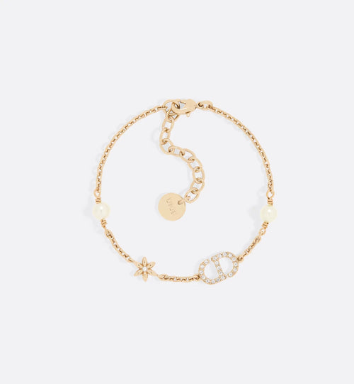 CHRISTIAN DIOR Petit CD Daisy Bracelet | 迪奧 手鏈 (金色)
