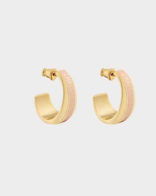 CHRISTIAN DIOR Dior Code Earrings Gold-Finish Metal | 迪奧 耳環 (多色)