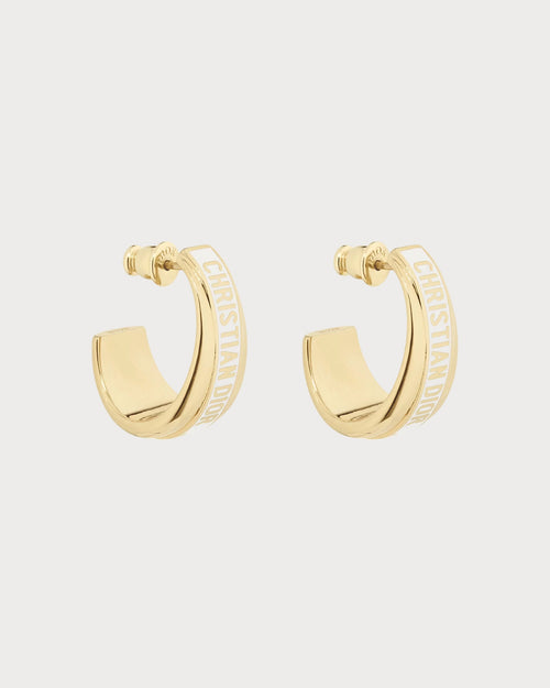 CHRISTIAN DIOR Dior Code Earrings Gold-Finish Metal | 迪奧 耳環 (多色)