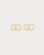 CHRISTIAN DIOR Petit CD Jolie Mini Stud Earrings | 迪奧 耳環 (金色)