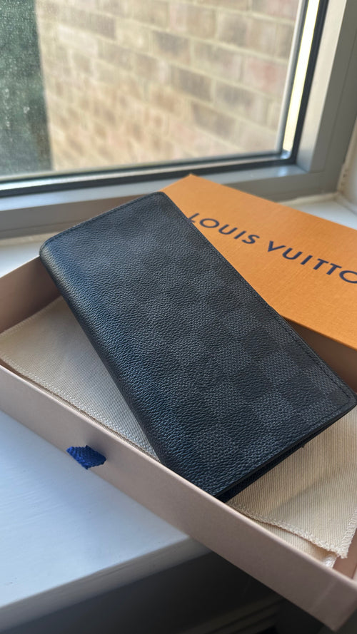 LOUIS VUITTON N62665 Men's Brazza Wallet | 路易威登 男仕長銀包 (黑色)