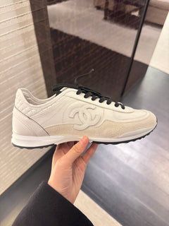 CHANEL 2025 Calfskin & Suede Calfskin Trainers | Chanel sneakers (multi-color)