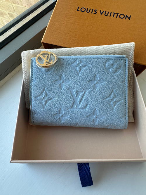 LOUIS VUITTON M83587 Lisa Wallet Blue Olympe | Louis Vuitton wallet (blue)
