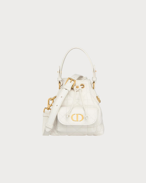 CHRISTIAN DIOR Dior Caro Nano Bucket Bag | Dior Mini Bucket Bag (Multicolor)