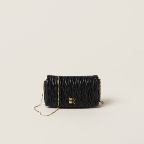 MIU MIU Matelasse Nappa Leather -Bag(Mini/Black)