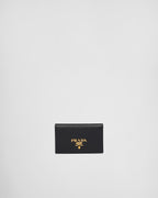 PRADA 1MC122 Saffiano Leather Snap Card Holder | 普拉達 銀包 (黑色)