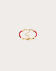 CHRISTIAN DIOR CD Lock Bracelet | 迪奧 手鏈 (Red)