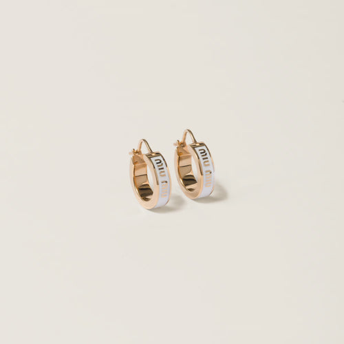 MIU MIU Enameled metal earrings | Miu Miu earrings (multi-color)