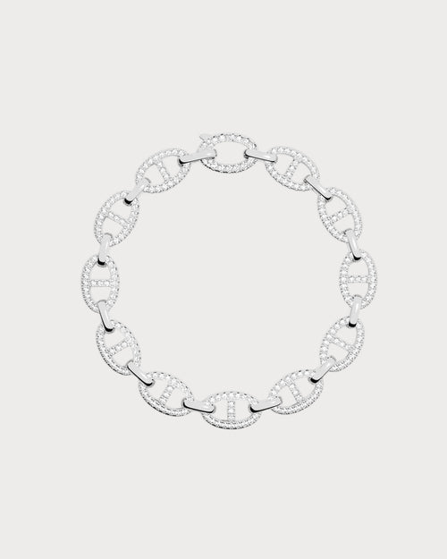 APM MONACO AB4573OX Maille Marine Chain Bracelet | 海軍鏈條手鏈 (銀色) - LondonKelly 英國名牌代購