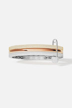 APM MONACO AB5760XTRH Triple Safety Pin Bangle | 三重安全別針手鐲 (銀色) - LondonKelly 英國名牌代購