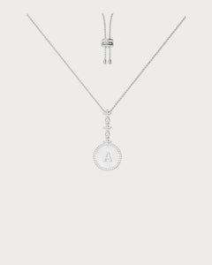 APM MONACO AC5794XNAA Alphabet Eternelle Adjustable Necklace | 可調式頸鏈 (銀色) - LondonKelly 英國名牌代購