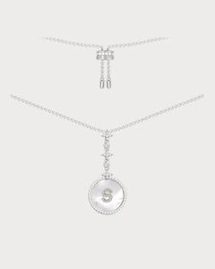 APM MONACO AC5794XNAA Alphabet Eternelle Adjustable Necklace | 可調式頸鏈 (銀色) - LondonKelly 英國名牌代購