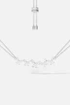 APM MONACO AC6202OX Butterflies Double Chain Adjustable Necklace | 雙層蝴蝶可調式項鍊 (銀色) - LondonKelly 英國名牌代購