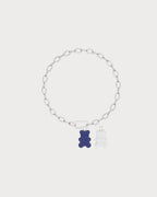 APM MONACO AC6895XKB Master Baba Yummy Bear Adjustable Chain Necklace | 可調式鏈條頸鍊(銀色) - LondonKelly 英國名牌代購