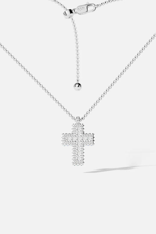 APM MONACO AC8082OX Pavé Cross Adjustable Necklace | 鋪鑽十字可調式頸鏈 (多色) - LondonKelly 英國名牌代購