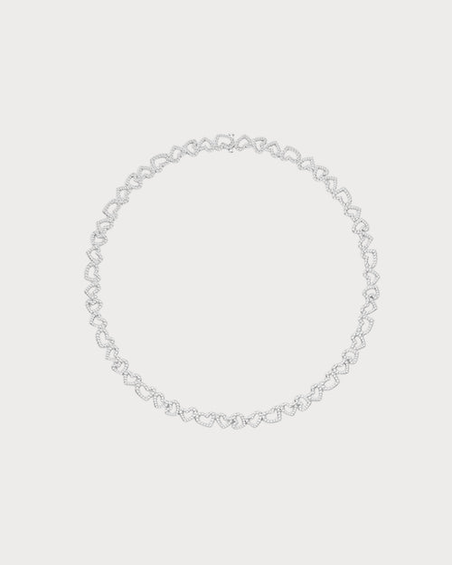 APM MONACO AC8232OX Heart Necklace | 心形頸鏈 (銀色) - LondonKelly 英國名牌代購