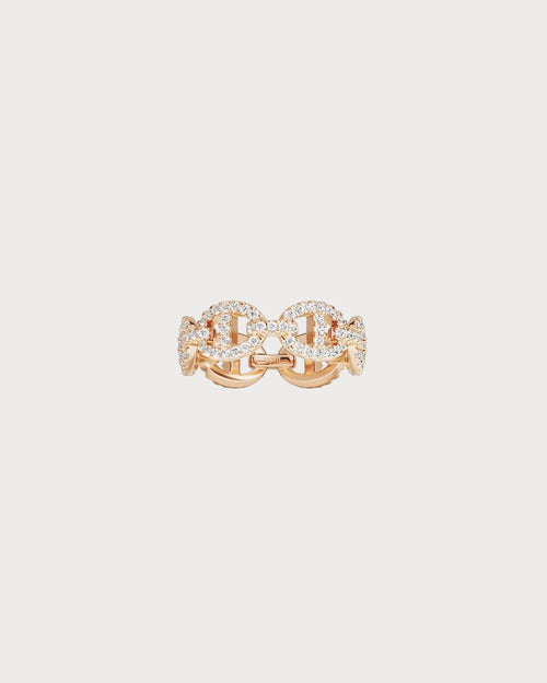 APM MONACO P20831OX Maille Marine Ring | 海軍鏈戒指 (玫瑰金) - LondonKelly 英國名牌代購