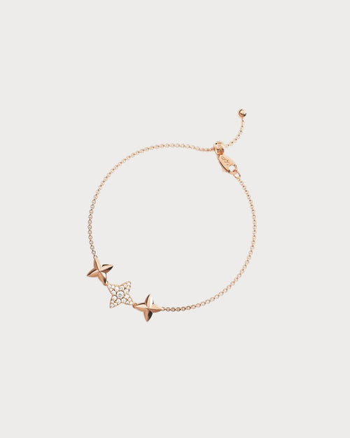 APM MONACO PB5402OX Triple Meteorites Rose Gold Adjustable Bracelet | 三流星可調手鏈 (玫瑰金) - LondonKelly 英國名牌代購
