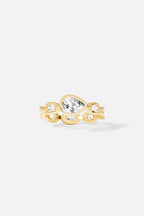 APM MONACO Y23482OX Eclat Chain Ring | 閃耀鍊條戒指 (金色) - LondonKelly 英國名牌代購