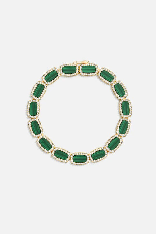 APM MONACO YB5563XMAL Malachite Bracelet | 孔雀石手鍊 (金色) - LondonKelly 英國名牌代購