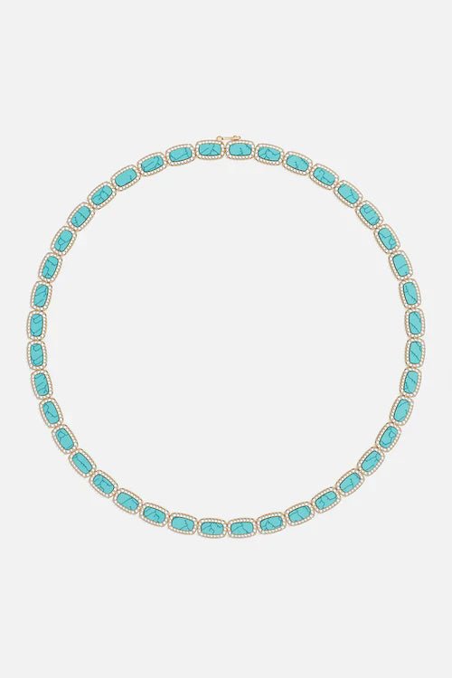 APM MONACO YC7465XTU - S Lagoon Choker | 頸鏈 (藍綠色) - LondonKelly 英國名牌代購