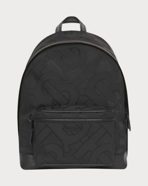 BURBERRY Men's Monogram Jacquard Backpack | 博柏利 男仕背囊 (黑色) - LONDONKELLY 英國名牌代購