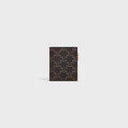 CELINE Compact Wallet Triomphe Charms In Triomphe Canvas | 賽琳 銀包 (啡色) - LondonKelly 英國名牌代購