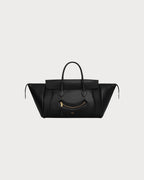 CELINE Medium Smiling New Luggage in Supple Shiny Lambskin | 賽琳 手袋 (黑色) - LondonKelly 英國名牌代購