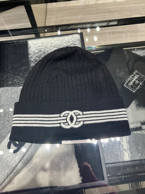 CHANEL 25S Black Beanie | 香奈兒 冷帽 (黑色) - LondonKelly 英國名牌代購