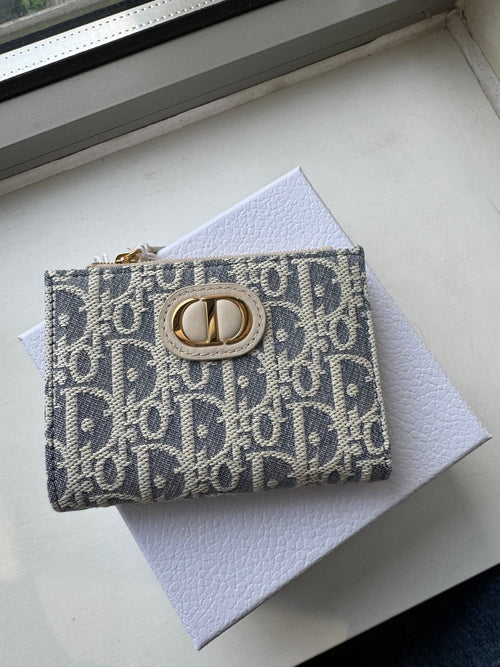 CHRISTIAN DIOR 30 Montaigne Dahlia Wallet | 迪奧 銀包 (藍色) - LondonKelly 英國名牌代購