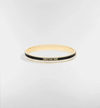 CHRISTIAN DIOR Dior Night Code Bangle | 迪奧 手鐲 (黑色) - LONDONKELLY 英國名牌代購