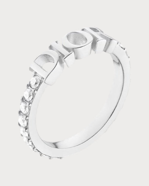 CHRISTIAN DIOR Dio(r)evolution Ring Gold - Finish Metal and White Crystals | 迪奧 戒指 (多色) - LONDONKELLY 英國名牌代購