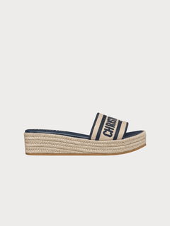 CHRISTIAN DIOR Dway Platform Slide Raffia(2 Colors) - LONDONKELLY 英國名牌代購