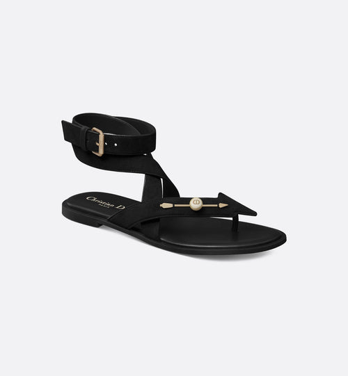 CHRISTIAN DIOR Women's D - Vinity Thong Sandal | 迪奧 涼鞋 (黑色) - LondonKelly 英國名牌代購