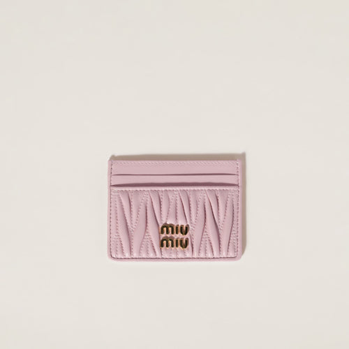 MIU MIU Matelasse Nappa Leather Card Holder | Miu Miu Card Holder (Multicolor)