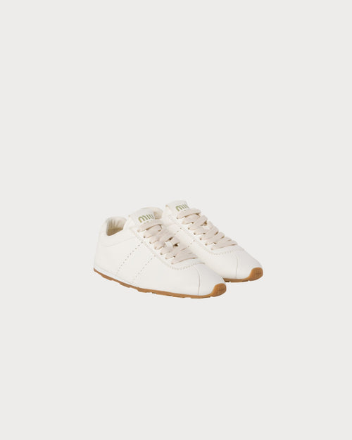 MIU MIU Plume Nappa Leather Sneakers | 繆繆 波鞋 (白色)