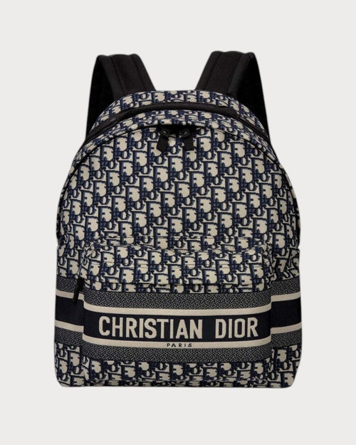 CHRISTIAN DIOR Diortravel Backpack | 迪奧 背囊 (藍色老花)