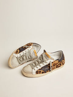 GOLDEN GOOSE Women's Super - Star in leopard print leather | 黃金鵝 女款 Super - Star 豹紋皮革款(豹紋) - LondonKelly 英國名牌代購