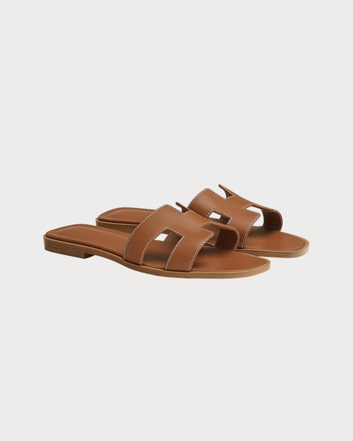 Hermes Gold Oran Sandal | 愛馬仕 H 拖鞋 (金色) - LondonKelly 英國名牌代購